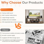 DUMOS 63 inch TV Stand, Entertainment Center - Image 8