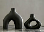 Carrot's Den Donut Vase, Olive Plant, Living Room, Modern Home - Image 9