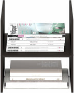 Furinno Cubicle Cube Insert, H-Shelf Cube Organizer, 2-Tier Shelf Accessory - Image 9