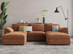 EASE MOOSE Modular Sectional Couch, Oversized Deep Seat U Shape Sectional Couch - Image 3