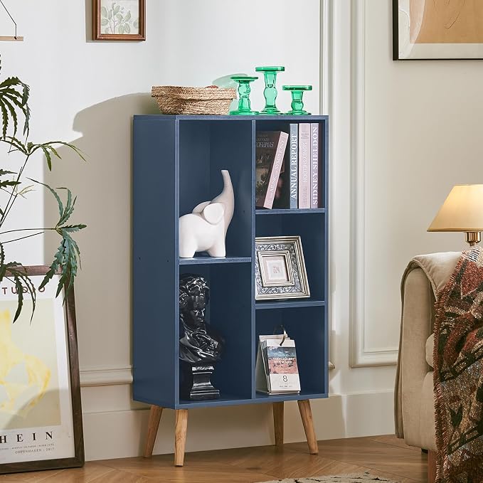 LEYAOYAO 5 Cube Bookshelf 3-Tier Bookcase - Image 6