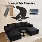 107.5" Cloud Modular Sectional Sofa - Image 3
