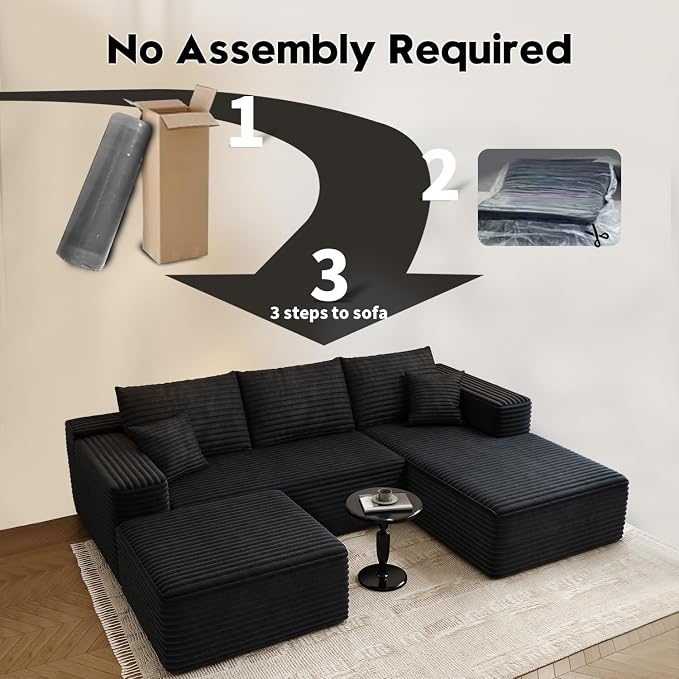 107.5" Cloud Modular Sectional Sofa - Image 3