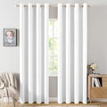 MIULEE 100% Blackout Linen Curtains by MIULEE