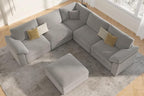 EASE MOOSE Oversized Sectional Modular Sofa, L Shape Sectional Couch - Image 3
