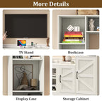 103" TV Stand for TVs up to 75", Wall Unit Multifunctional Entertainment Center - Image 8