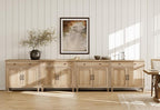 WAMPAT Farmhouse TV Stand for 85 inch TV - Image 2