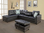 Wakefit Sectional Sofa Couch, Modern 4-Seaters Living Room Furniture Sets by Wakefit