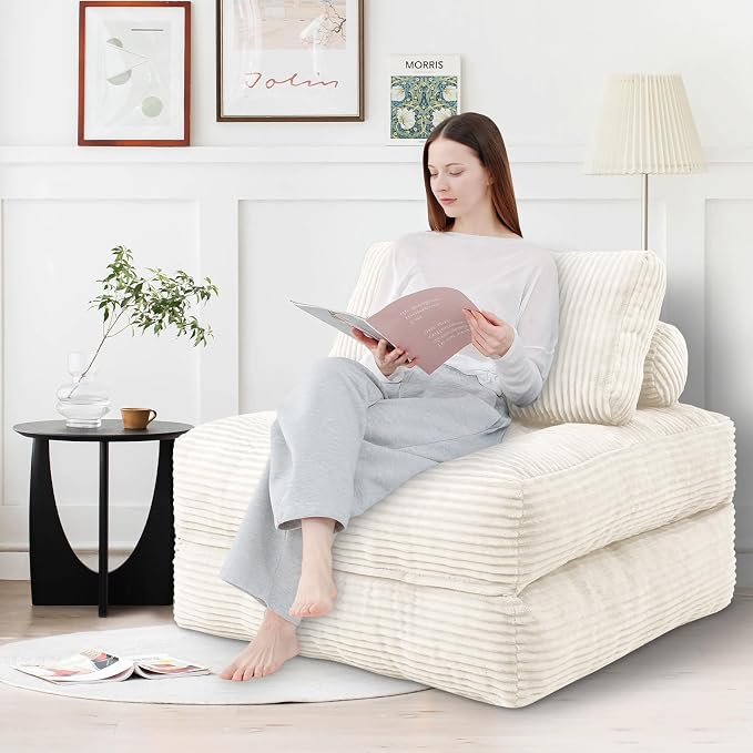Folding Sofa Bed, Convertible Sleeper Chair - Image 3