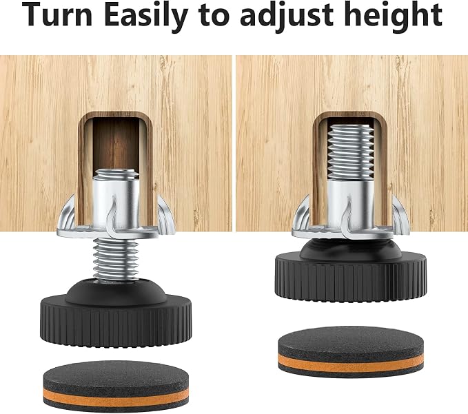 20 Pcs Adjustable Furniture Feet Levelers - Image 5