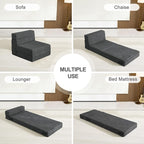 ANONER Fold Out Chair Bed Memory Foam - Image 4