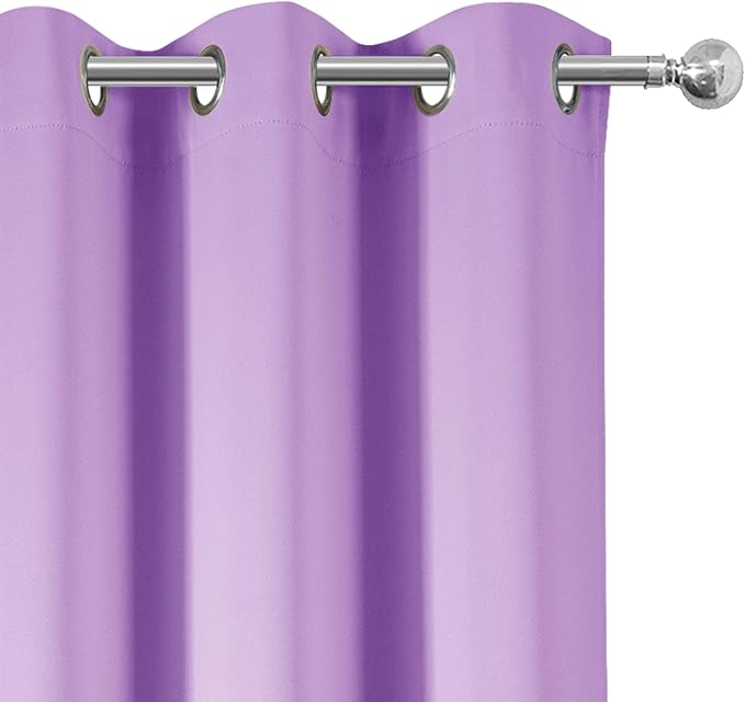 Blackout Curtains 38 x 54 inch/Lavender Curtains Set of 2 Panels/Thermal - Image 6