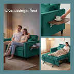 4 in 1 Convertible Sofa Bed, Pull Out Couch - Image 9