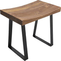 Home Soft Things Natural Reclaimed Pine Wood Tile Shape Entryway Bench by HomeSoftThings