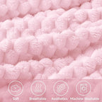 BEDELITE Twin Blanket for Couch, Soft Cozy Gifts for Women, Cherry Blossom | 3D - Image 3