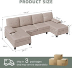 Shintenchi U-Shaped Sectional Couches - Image 2