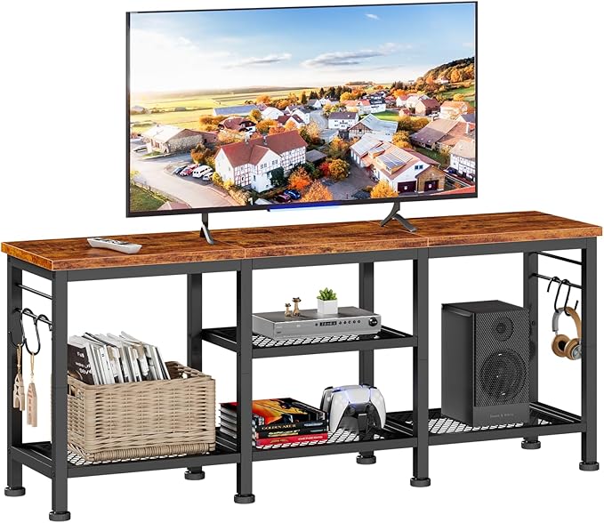 Furologee TV Stand for TVs up to 55 Inch, Entertainment Center by Furologee