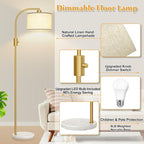 Nintiue Upgraded Modern Arc Dimmable Tall Standing Floor Lamp - Image 4