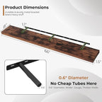 Fun Memories 66 Inch Fireplace Mantel Shelf - Image 3