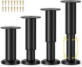 Wlrrcwdttc 4 Pcs Metal Adjustable Furniture Legs 4.72-7.87 inch, Adjustable by Wlrrcwdttc