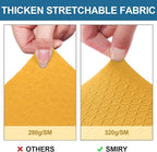Smiry Waterproof Seat Covers for Dining Room Chairs Set of 4, Stretch Jacquard - Image 4