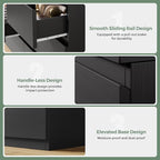 Jocoevol Modern Black 7 Drawer Dresser - Image 6