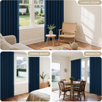 Joydeco 90 Inch Blackout Curtains - Image 7
