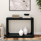 Plank+Beam Forma Console Table, 46 Inch, Solid Wood Sofa Table, Entryway Table - Image 2