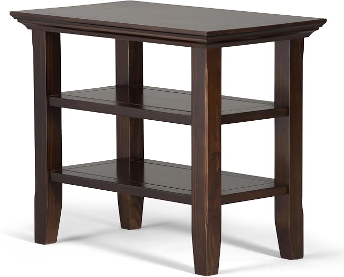 SIMPLIHOME Acadian Solid Wood Transitional-Style 48-inch Wide Coffee Table - Image 5