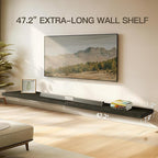 AMADA HOMEFURNISHING Floating Shelves Wall Mounted, 47 x 8 Inch Wall Shelves - Image 4