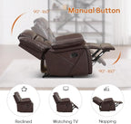 EBELLO Faux Leather Recliner Sofa Furniture Set - Image 4