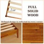 Bme Selina King Size Bed Frame, Handwoven Paper Cord Headboard, US Patent - Image 5