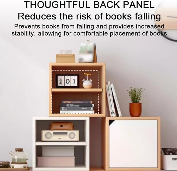 Versatile wooden storage cabinet, space-saving modular organizer - Image 7