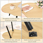 Small Coffee Table Cloud Coffee Table Modern Center Table Floor Table Walnut - Image 4