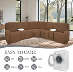 100% Waterproof Sectional Recliner Couch Covers - Image 8