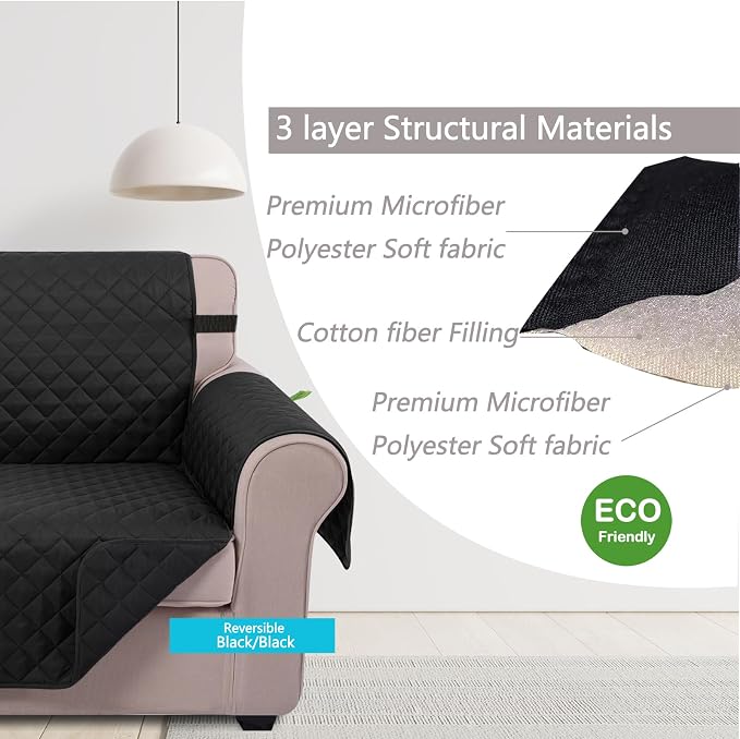 U-NICE HOME Loveseat Sofa Cover - Image 4