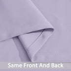 Yakamok Room Darkening Curtains 52x90 inch Length Lilac-Living Room | 2 panels - Image 7