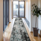 RELEANY Washable Runner 2'x10' Abstract Area Rug - Image 3
