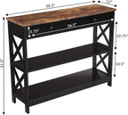 Convenience Concepts Oxford 1 Drawer Console Table - Image 3