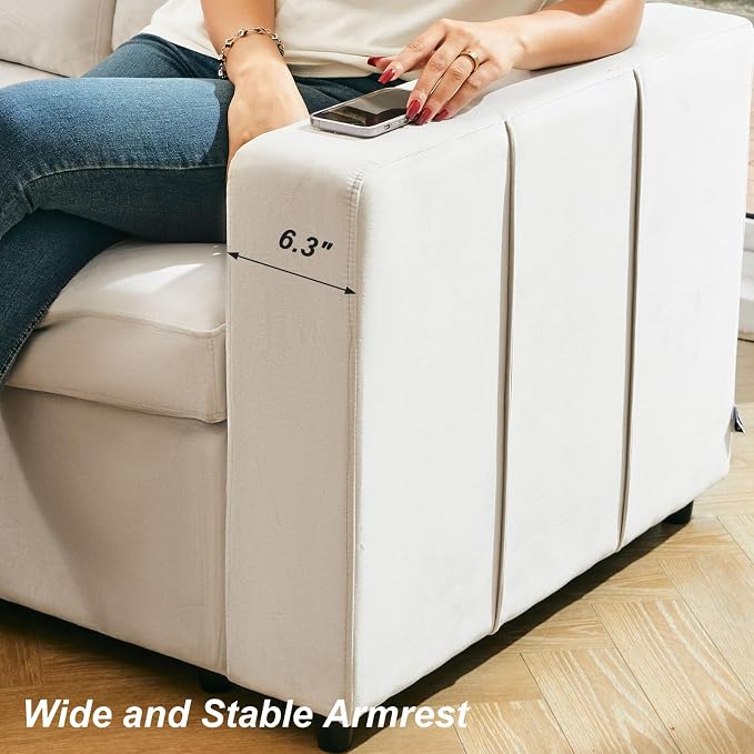Belffin Modular Sectional Sleeper Sofa - Image 5