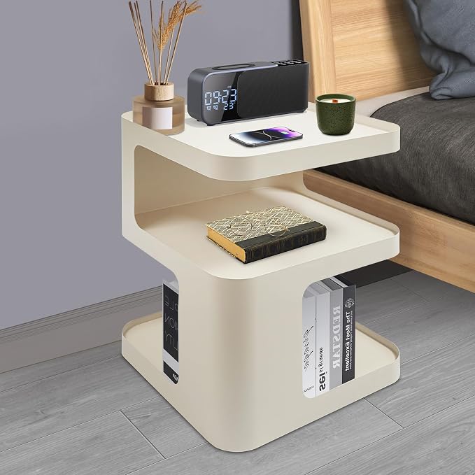 3 Tier Minimalist End Table Modern Side Table - Image 8
