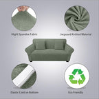 Loveseat Slipcover with 2 Pillow Cover - Image 2