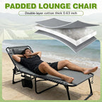 Outdoor Folding Lounge Chair - Image 5