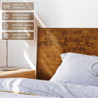 Acacia Haven Queen Bed Frame and Headboard, Platform Bed Frame Scandinavian - Image 3