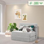 ANONER Folding Sofa Bed Couch Memory Foam Fold Out Chair Bed - Image 5