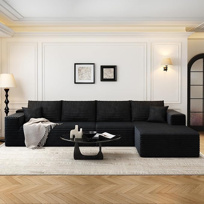 135.4" Cloud Modular Sectional Sofa Couch - Image 5
