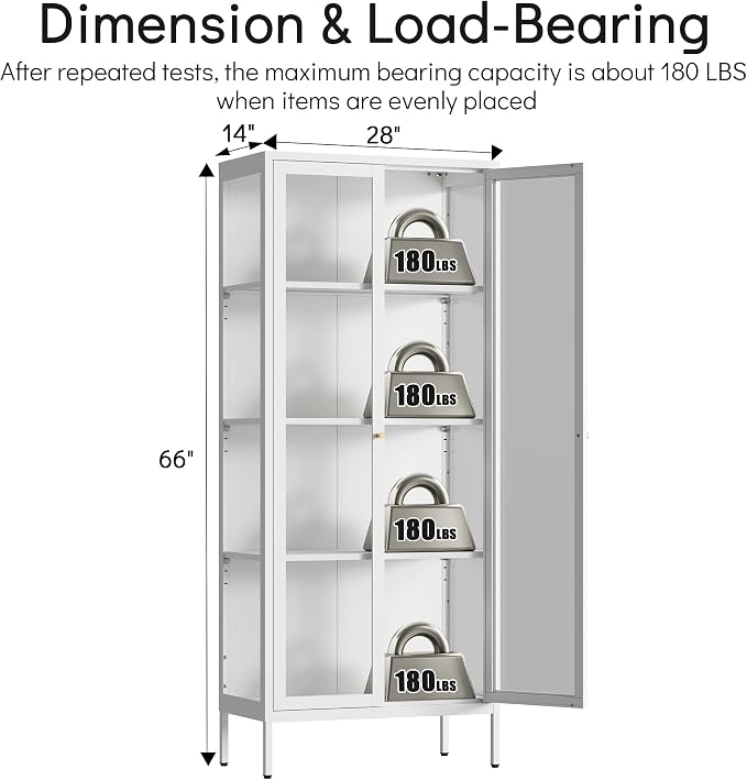 Polup Glass Display Cabinet - Image 3