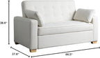 Serta Ainsley 66.5" Convertible Sleeper Loveseat, Full Size, Dreamcoil Comfort - Image 2