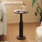 LAATOOREE Small Round Side Tables Set of 2, Drink Tables, Accent Coffee Tables - Image 4