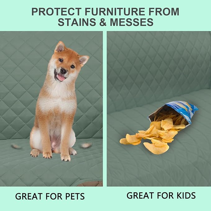 Reversible Loveseat Couch Sofa Covers - Image 5